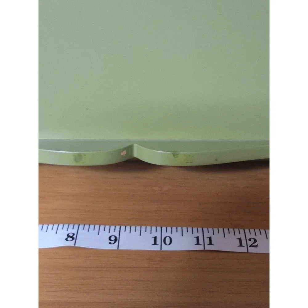 Wooden Serving Display‎ Tray Green With Fruit Motif. 18
